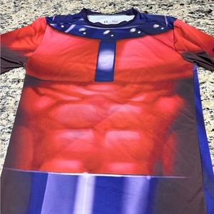 XMEN MAGNETO DRY FIT SPANDEX RASH GUARD SIZE XL